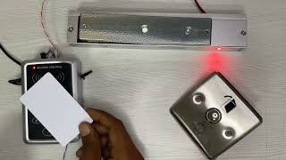 Standalone RFID Door Access control System | Connection Diagram | Practical Connection | Working