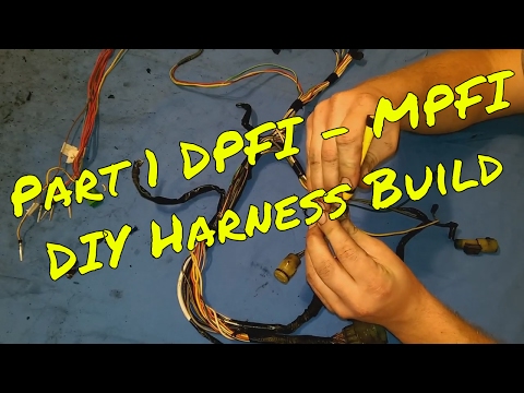 DIY HOW TO: Dpfi to Mpfi Swap Wiring Harness Build -  z6 jdm Video