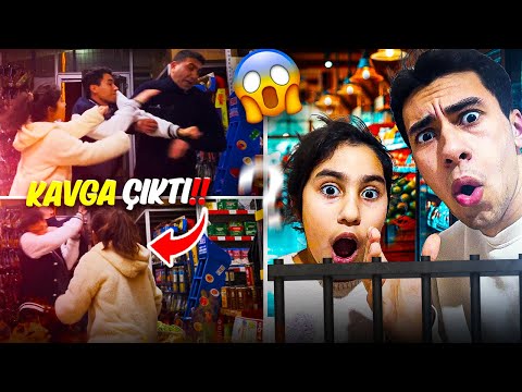 GECE GİZLİCE MARKETTE KALMAK ! (Kavga Çıktı ! ) @derintass