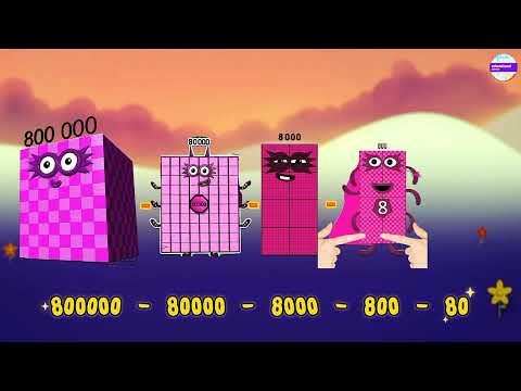 Numbersblocks subtraction big to small numbers @educationalcorner110 |math for kids