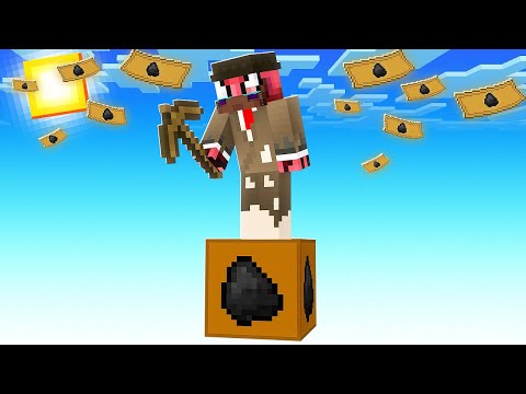 EVSİZ TEK BLOK 🥺 - Minecraft