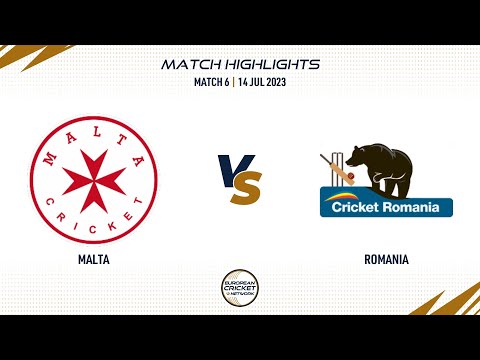 Match 6 - MAL vs ROM | Highlights | Valletta Cup T20Is | 14 July 2023 | ECN23.035