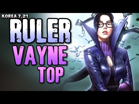 SSG Ruler plays Vayne top v Jarvan/Fizz matchups - Korean SoloQ P 7.21