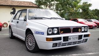 preview picture of video 'LANCIA DELTA HF INTEGRALE EVO 1 BIANCA LIMITED EDITION - Walkaround and sound 2013 HQ'