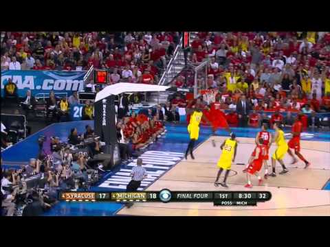 Mitch McGary Runs The Break