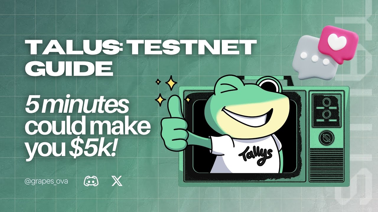 Talus testnet guide - IDOL.FUN | 5 minutes could make you $5K!