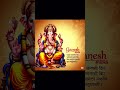 Om Ganeshaya Namaha