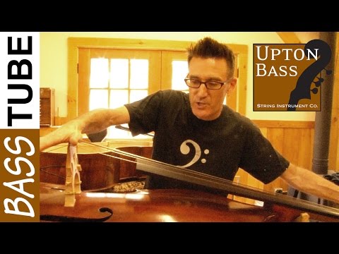 Upton Bass: Double Bass String Change in Ten Minutes!