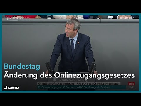 Video Thumbnail: Bundestagsdebatte zur Änderung des Onlinezugangsgesetzes am 23.02.24