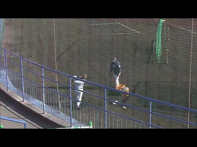 【ライオンズ春季キャンプ】ライオンズ・外崎・源田 ロングティーを行う!! 2021/2/16