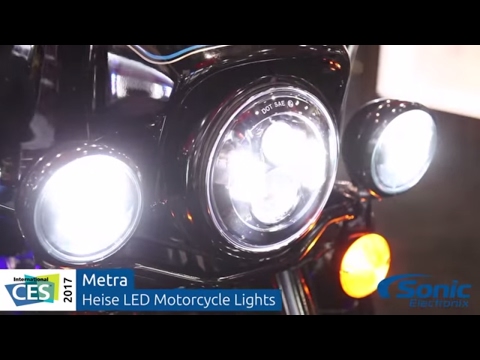 Metra Heise LED Motorcycle Lights | CES 2017