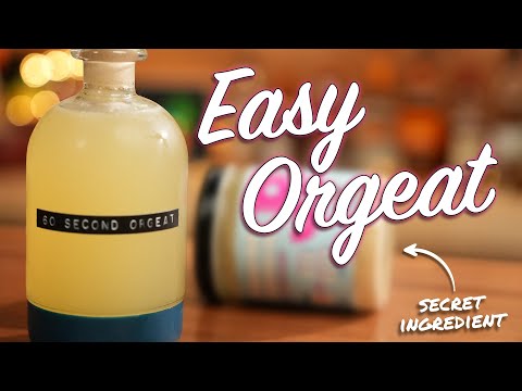 How to Make Orgeat in 60 Seconds