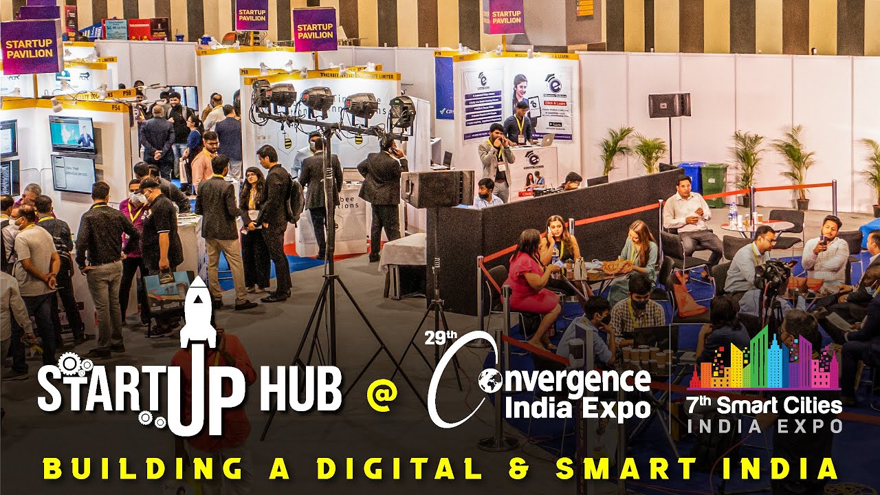 Startup Hub at 29th Convergence India & 7th Smart Cities India expo