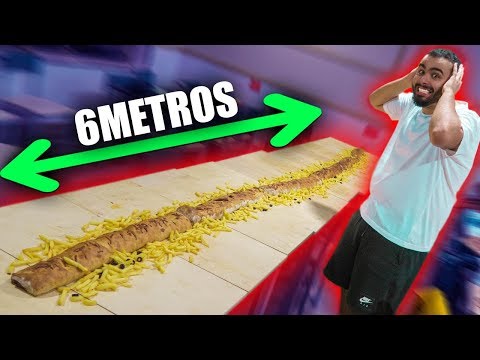 DESAFIO DO CACHORRO QUENTE DE 6 METROS!!!