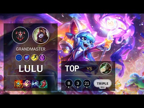 Lulu Top vs Riven - EUW Grandmaster Patch 11.14