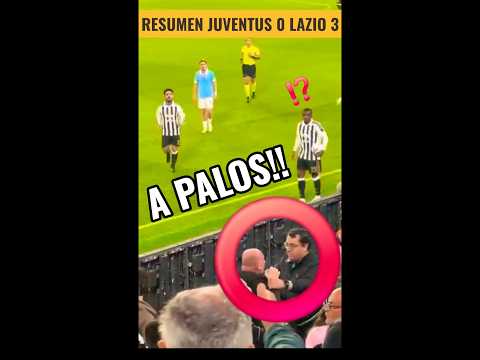 💥ACABARON A PALOS LOS TIFOSI DE LA JUVENTUS #seriea #lazio #futbol #shorts