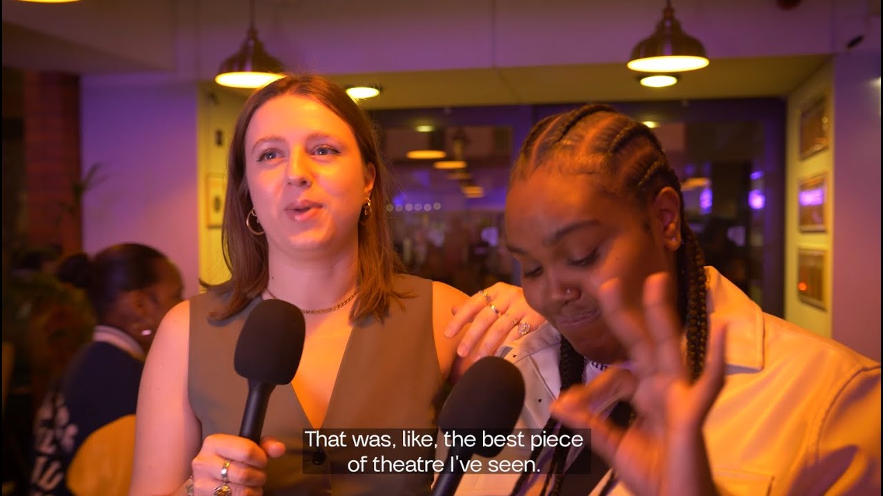 Audiences react to Bitch Boxer at Watford Palace Theatre (c) DMLK Video