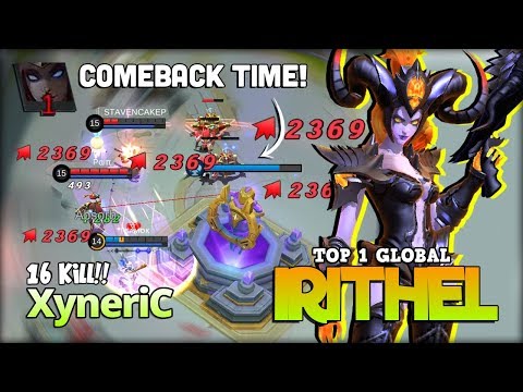 Give Me Late Game?! Kidding Me?! Xyneric Top 1 Global Irithel ~ Mobile Legends