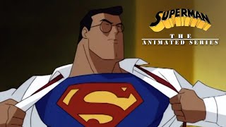 Superman: The Animated Series (1996–2000) - CLARK changes into SUPERMAN