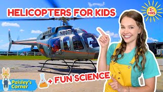 Silly Miss Lily learns about Helicopters, Gem Mining & Science for Kids - STEM Videos for Kids
