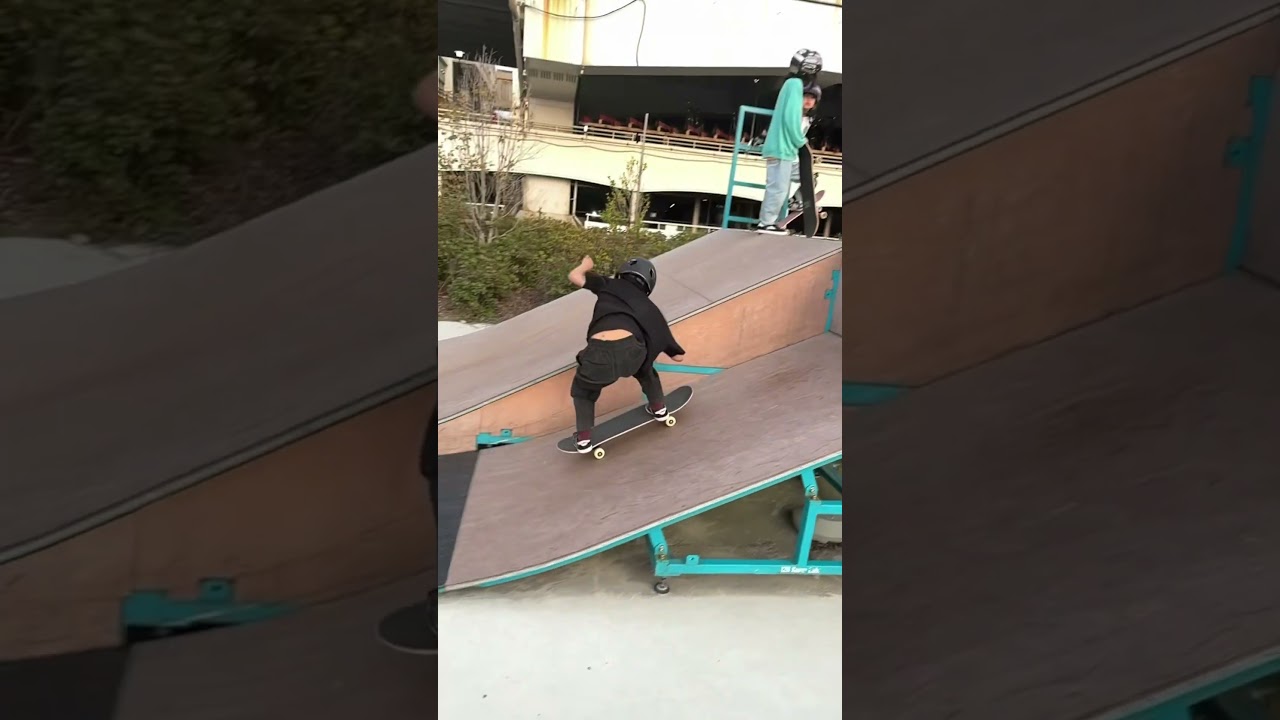 プレッシャーハード⚡️#スケボー #スケボーキッズ #8歳#skateboarding #skatebord #広江フォレストスケートパーク #ボレス #広島パーク