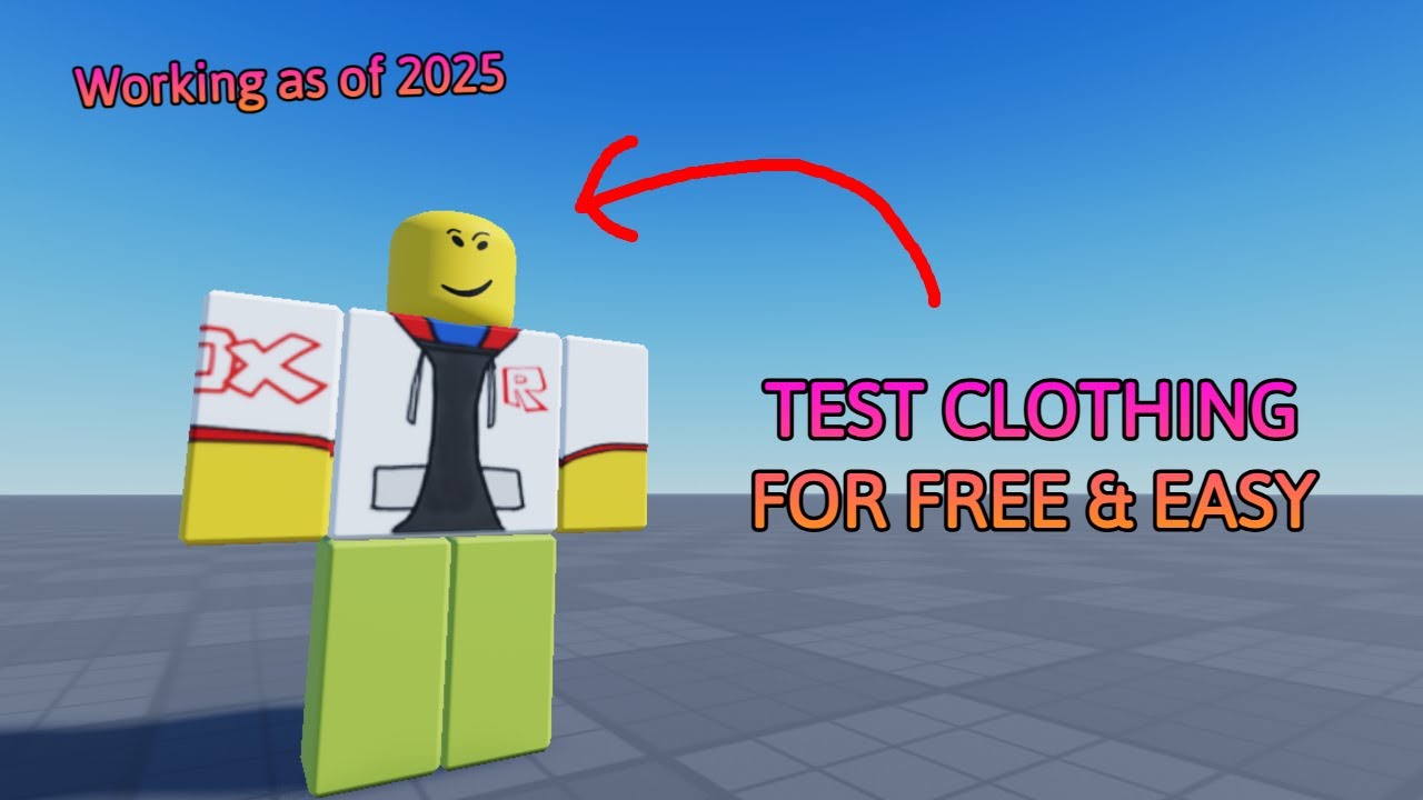 How 2 Test Clothing before uploading. [ROBLOX] {2025 WORKING}