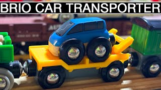 🔴 BRIO CAR TRANSPORTER | BRIO 33577 | UNBOXING AND REVIEW| WOORD RAILROAD TRAIN TOY FOR KIDS