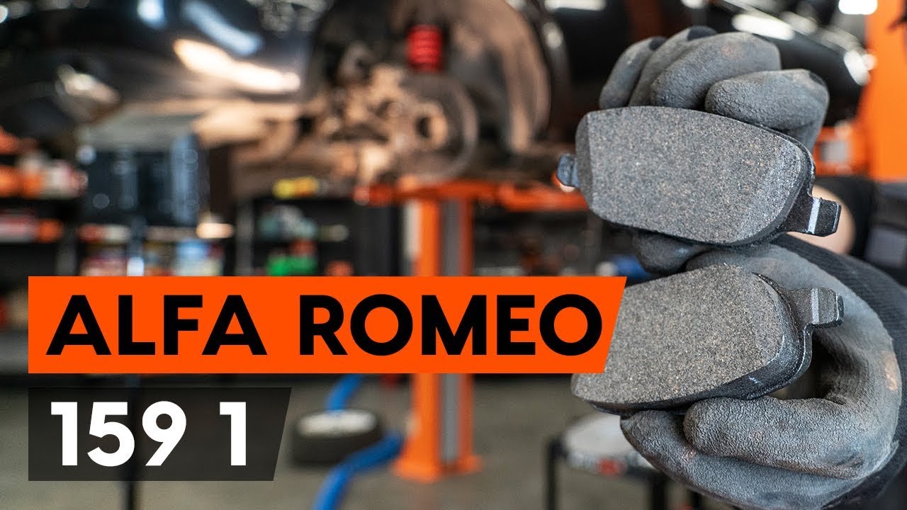 Ako vymeniť zadné brzdové platničky na Alfa Romeo 159 Sportwagon – návod na výmenu