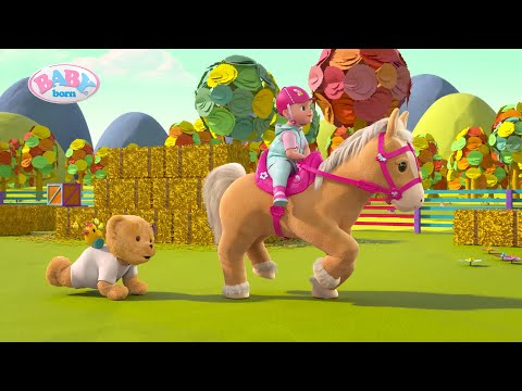Emma jezdí na koni! První společná vyjížďka ???????? | Díl 14 | Animovaný seriál BABY born