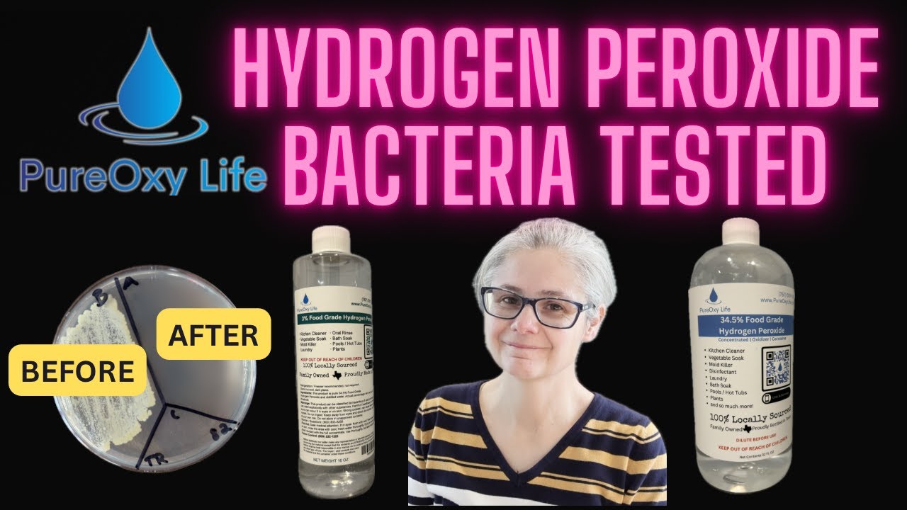 Bacteria Testing PureOxy Life Hydrogen Peroxide!!!