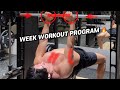 1 Week Full Body Training Program Build Muscle Burn Fat WeeklyWorkout GymRoutine