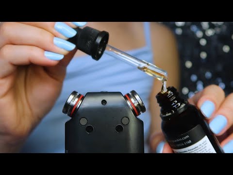 ASMR - DURMA COM SONS DE CONTA GOTAS DE VIDRO DIFERENTES 💧