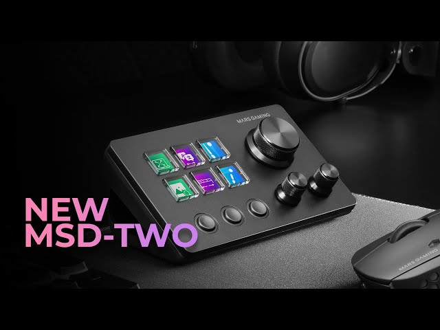Vídeo relacionado con Mars Gaming MSD-TWO, Control Deck Compacto, 6 Teclas LCD Personalizables + 3 Botones, 3 Ruedas Multifuncionales, Control Deck Slim Ergonómico, Software de Control y Plug-ins, Windows y MacOS, Negro