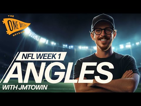Advanced NFL DFS Strategy for Week 1 | JMToWin’s Slate Breakdown + Bottom-Up Build