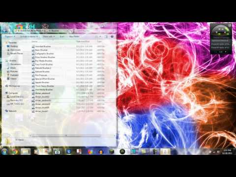 How to Install abstract Brushes
