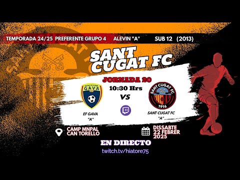 Temporada 24/25 J20 Resum EF Gava vs Sant Cugat FC Aleví Preferent 23 Nov 2024