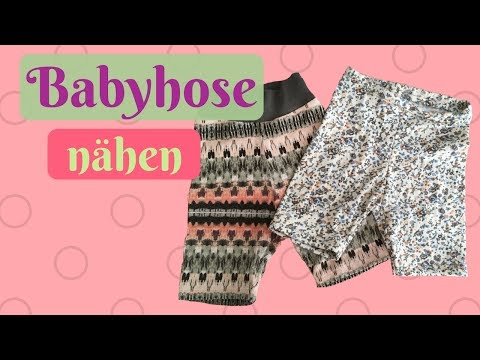 Kurze Baby Hose / Leggings nähen- Nähanleitung für Anfänger mit kostenlosem Schnittmuster