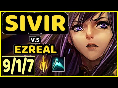 GHOST (SIVIR) vs EZREAL - 9/1/7 KDA BOTTOM ADC CHALLENGER GAMEPLAY - KR