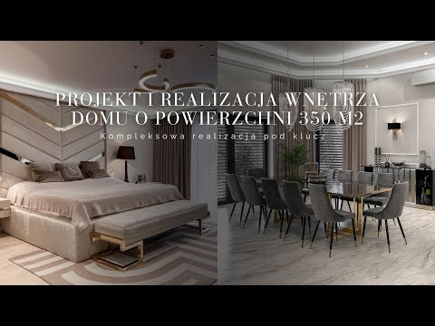 Realizacja wnętrza domu o powierzchni 350 m2 | Dom Małgorzaty i Tomasza