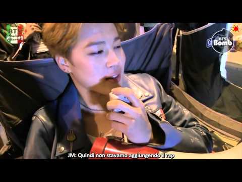 [SUB ITA] 160223 BANGTAN BOMB - Jimin's singing 'Butterfly' over a loudspeaker