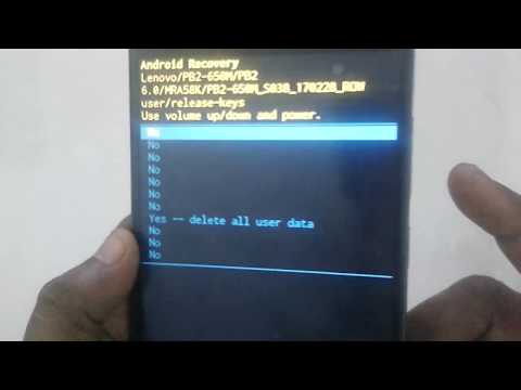 Lenovo Phab 2 Pro hard reset