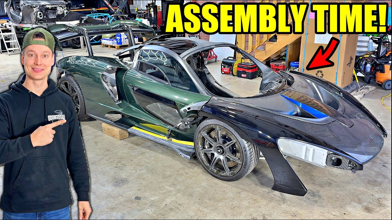 Rebuilding The Rarest Wrecked Mclaren Senna PART 5!!!
