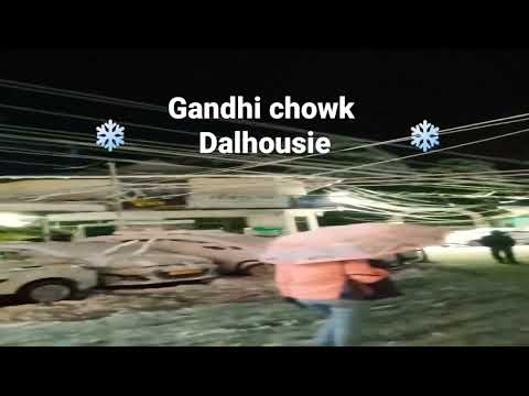 #dalhousie #gandhichowk #nightview #2023 #GPO Dalhousie #snowfall #20th #november #2023