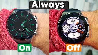 Always On Display на Huawei Watch GT2 Pro (Циферблат заставка, Постоянное отображение) фото