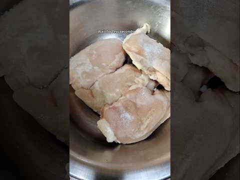 How to defrost chicken Quickly best tip #ytshorts