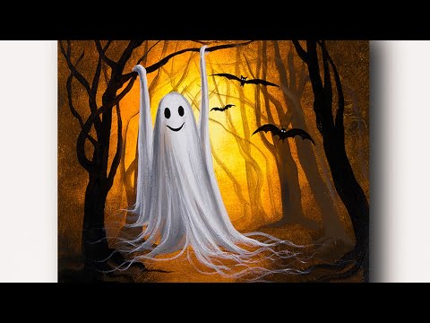 Easy Step-by-Step Halloween Painting Tutorial