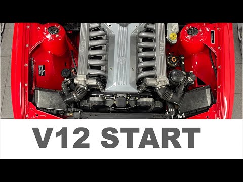 BMW E30 M3 Convertible - V12 Engine Start