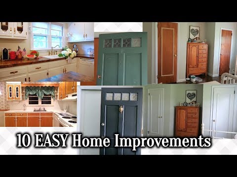 10 EASY + INEXPENSIVE HOME IMPROVEMENTS 🔨 Video