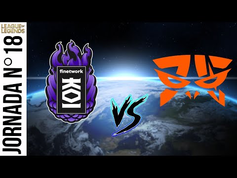 Finetwork KOI VS Fnatic TQ JORNADA 18 SUPERLIGA VERANO 2022 LEAGUE OF LEGENDS highlight