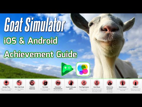 Goat Simulator - All 11 iOS/Android Achievements Guide [Mobile] (5,000 SUBSCRIBERS SPECIAL) - YouTube